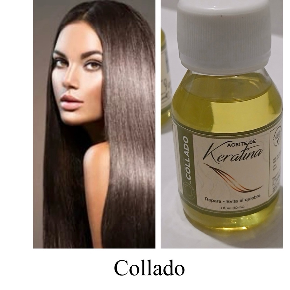 Collado Aceite De Keratina Repara Evita El Quiebre 2 Fl Oz.